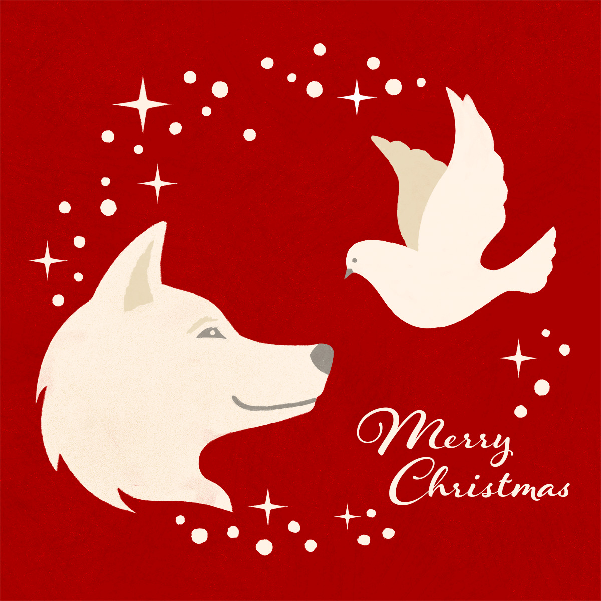 Taming the Wolf Christmas Card 2016