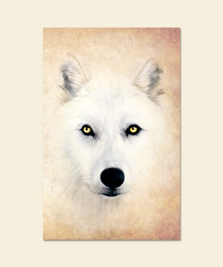Taming the Wolf Greeting Card